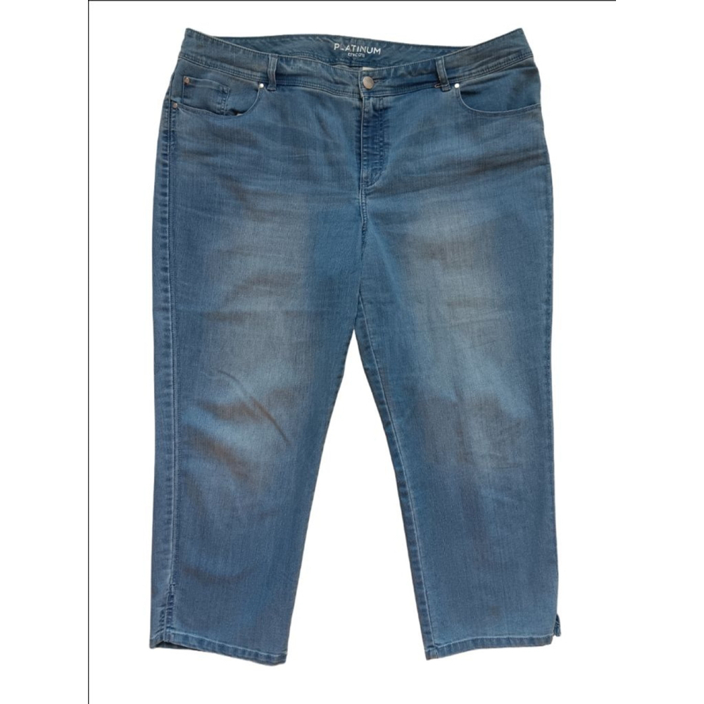 Women's Chico's Crop Jeans Size 3 Blue Denim
